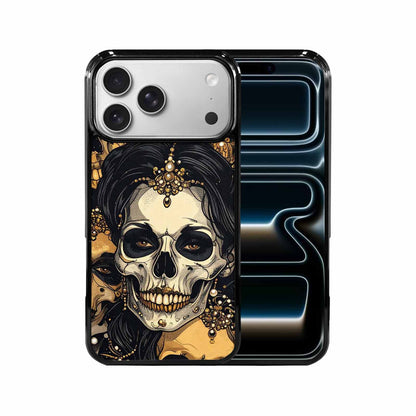 iPhone 17 Pro Max Case — Skull Dark Art Gothic Print Gothic, Custom Phone Case