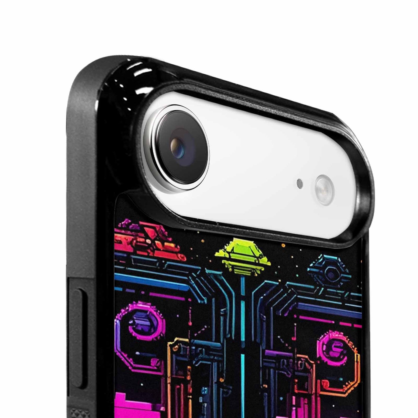 iPhone 17 Air Case — Retro Pixel Art Pattern Bit Retro, Personalized Phone Case