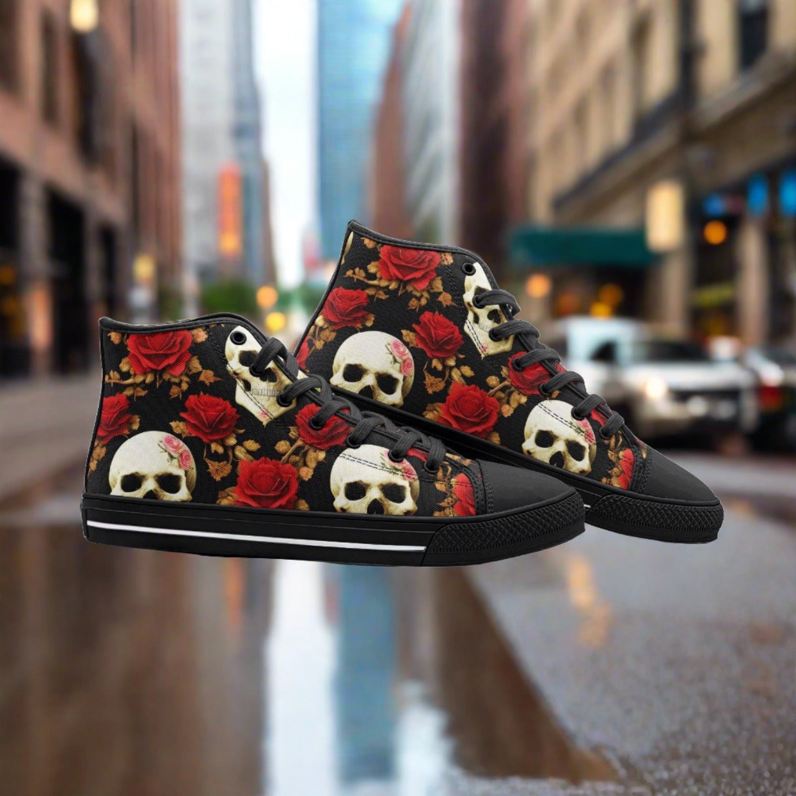 Peacock White Gold Custom Bold Art - Freaky Shoes | Custom Art Sneakers