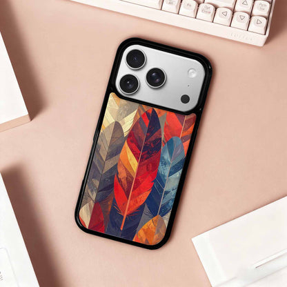 iPhone 17 Pro Case — Retro New Year Feather Retro Vintage, Custom Phone Case
