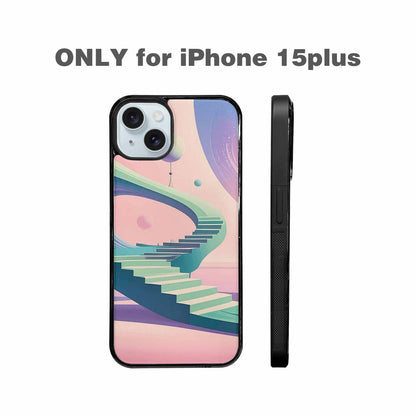 iPhone 15 Plus Case — 1930s European Surrealist Art Style Dreamlike, Original Design Phone Case