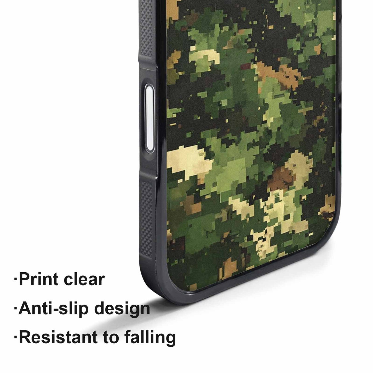 iPhone 17 Air Case — Small Military Camouflage Blotch Pattern Camo, Custom Made Phone Cover
