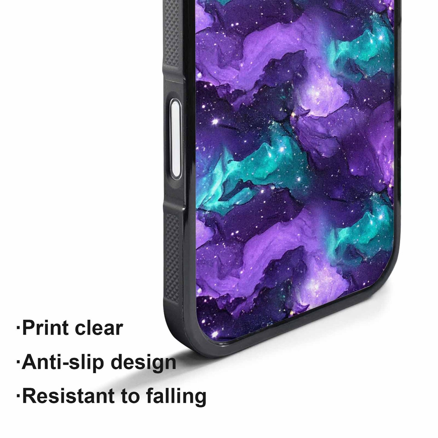 iPhone 17 Air Case — Seamless Tileable Pattern Of Swirling Galaxy, Original Design Phone Case