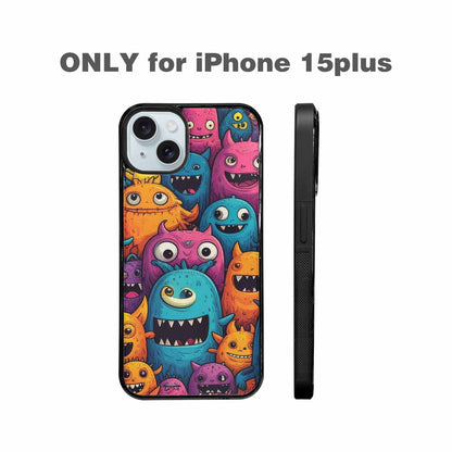 iPhone 15 Plus Case — Monsters General Cartoon Monst, Custom Printed Phone Case