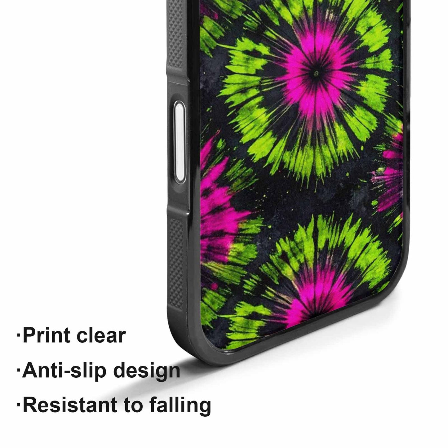 iPhone 17 Case — Acid Wash Tie Dye Neon Tie, Custom Art Phone Cover