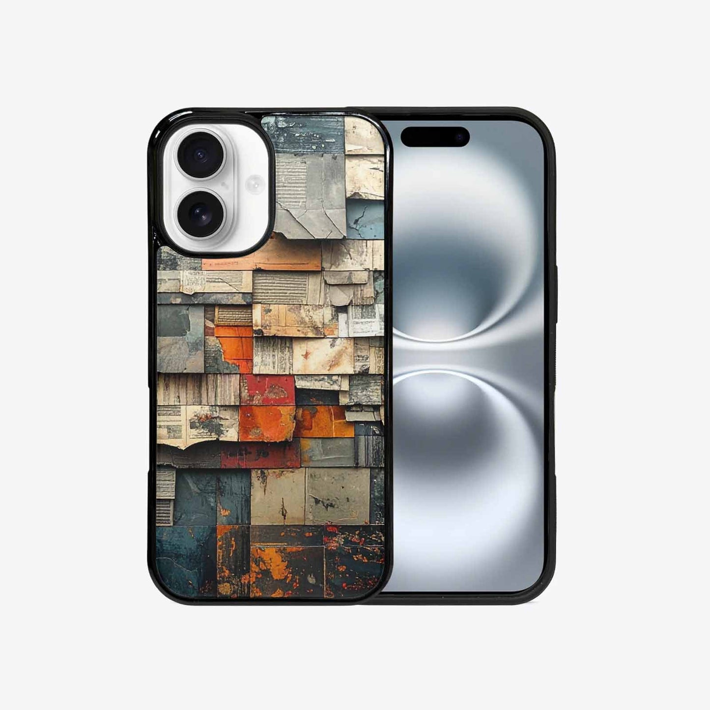 iPhone 16 Case — Distressed Grunge Texture Pattern Hundreds Of, Unique Phone Case Design