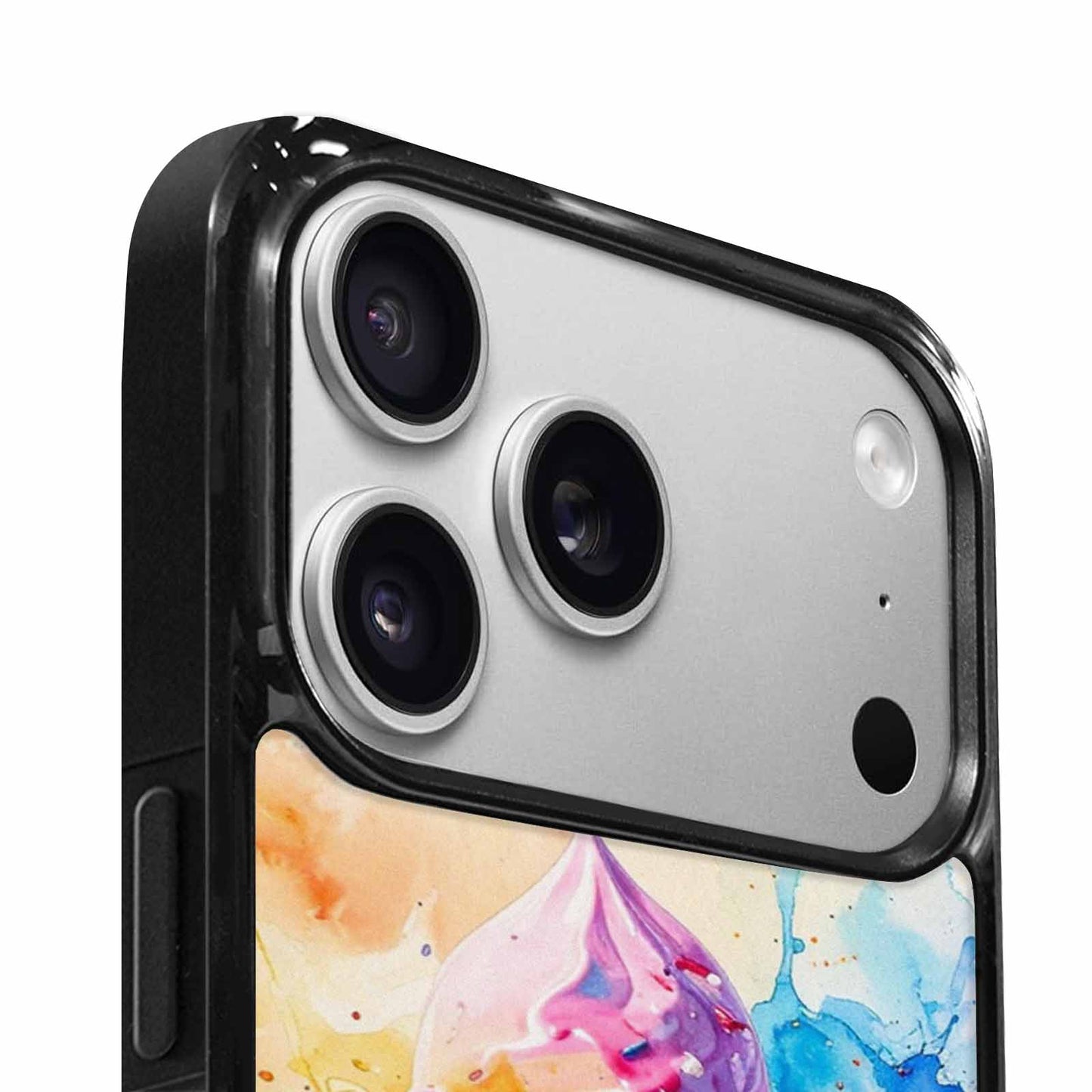 iPhone 17 Pro Case — Melting Icecream Collage Original Art, Custom Art Phone Cover