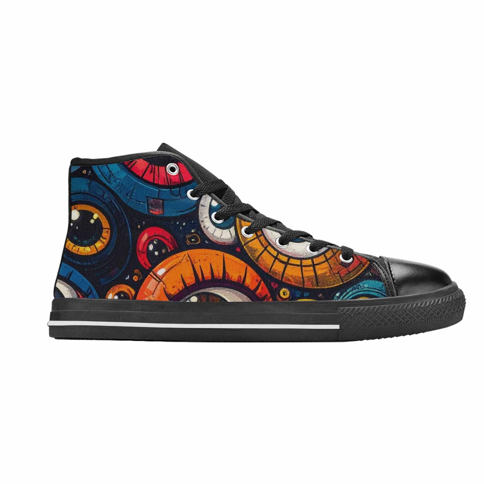 WOMEN'S Cartoon Eyeballs High Top Canvas Dreamcore Custom Shoes