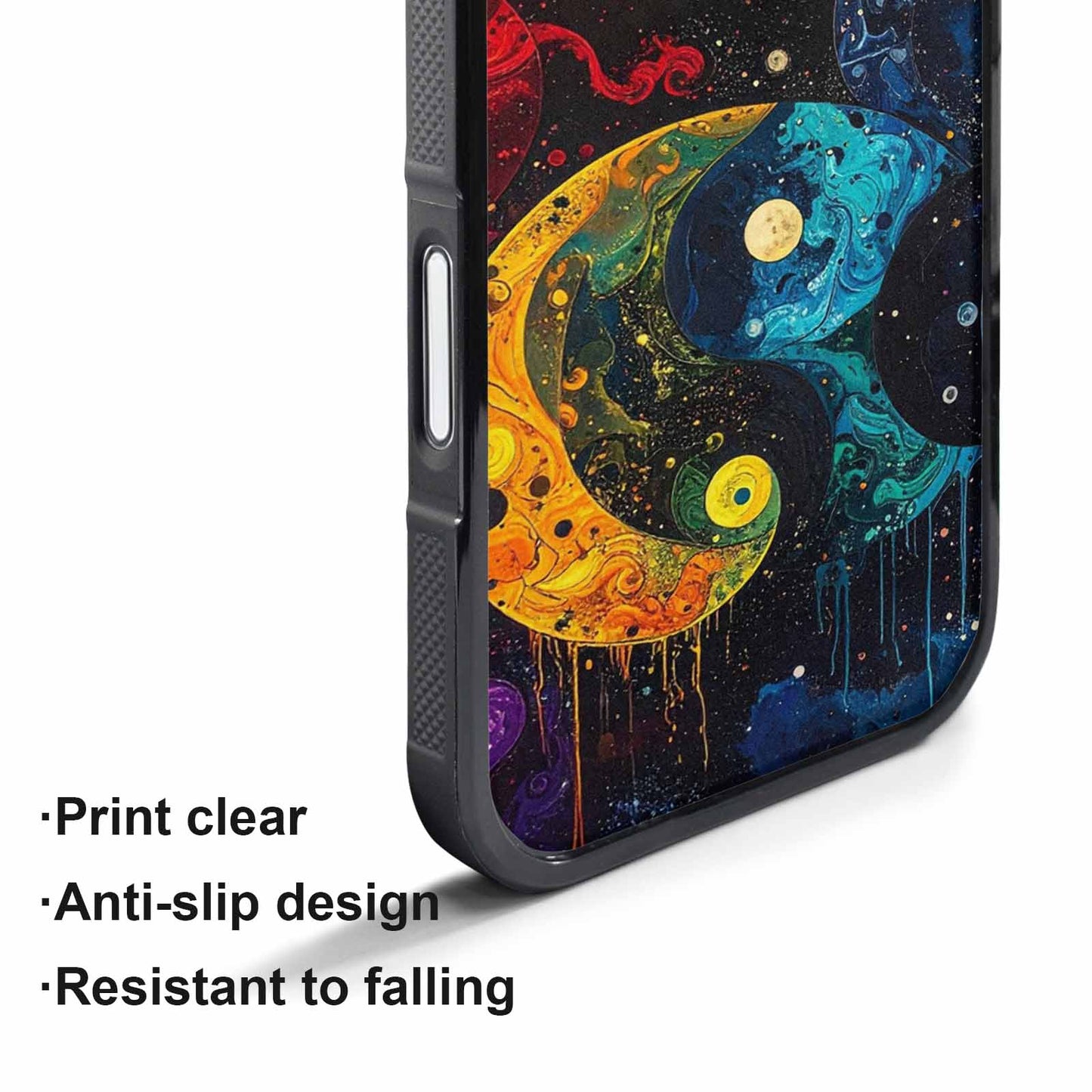 iPhone 17 Pro Max Case — Yin &amp; Yang Yin Original Art, Custom Print Case Cover
