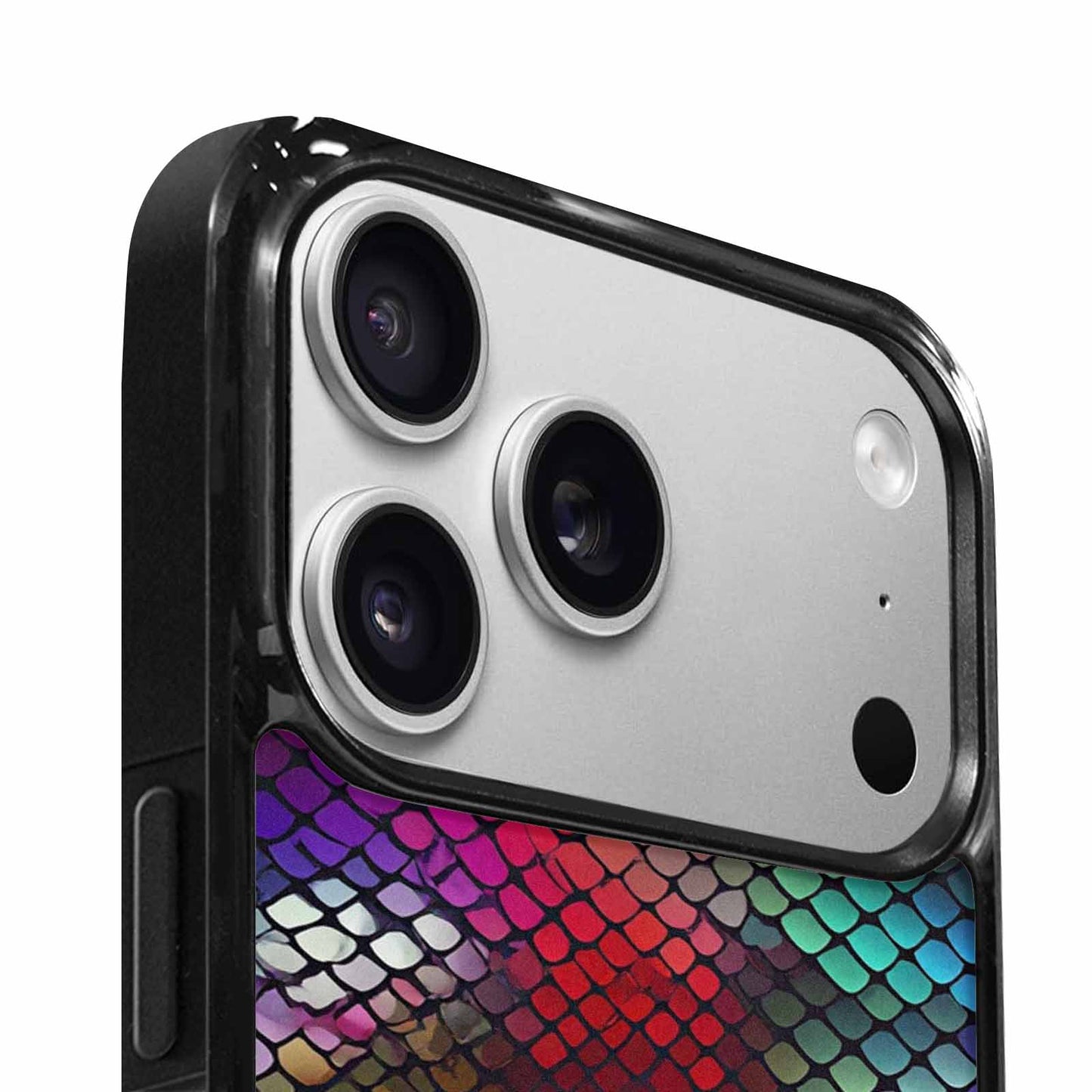 iPhone 17 Pro Max Case — Snake Print Dark Seamless Animal Print, Custom Designed Case Cover