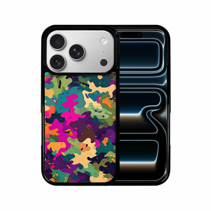 iPhone 17 Pro Case — Small Military Camouflage Blotch Pattern Camo, Custom Made Phone Cover