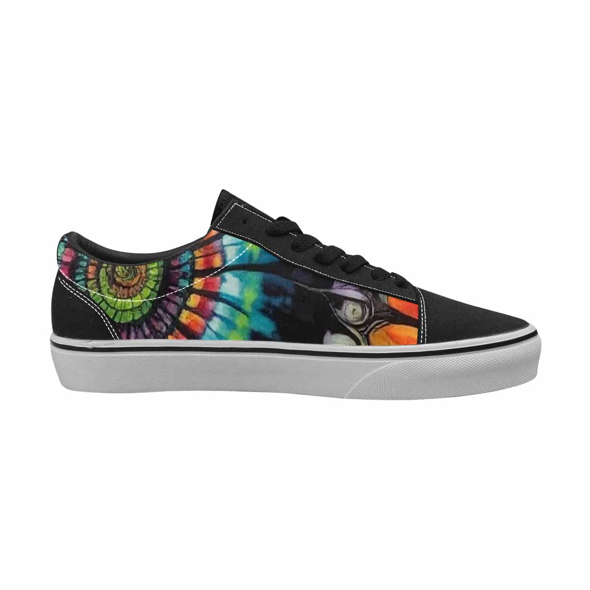 WOMEN'S Tie Lace-Up Canvas Dark Academia Custom Sneakers