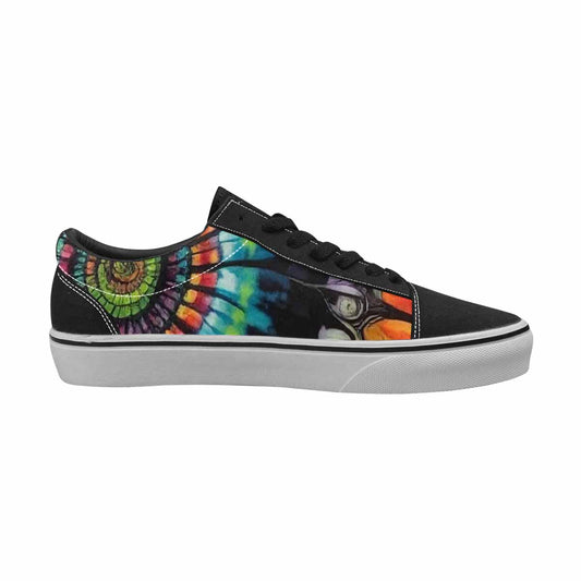 MEN'S Tie Lace-Up Canvas Dark Academia Custom Sneakers
