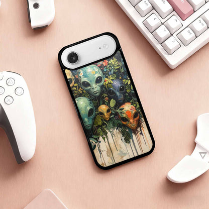 iPhone 17 Air Case — Aliens Pattern Hundreds Of Sma Alien, Custom Phone Case