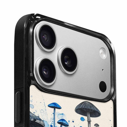 iPhone 17 Pro Max Case — Mushrooms (general) Black &amp; Original Art, Unique Phone Case Design
