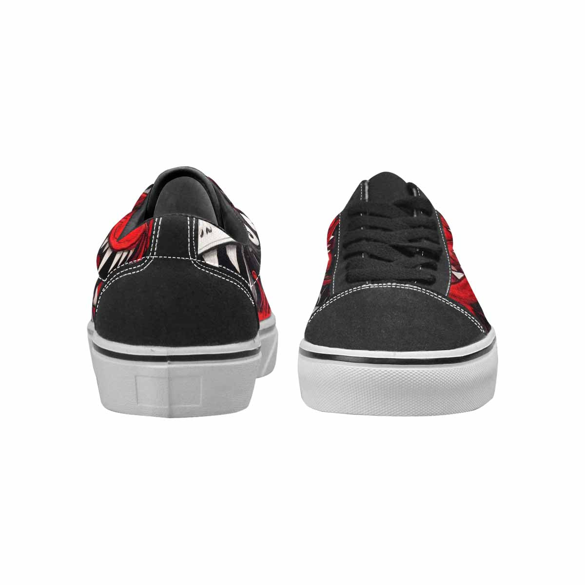 WOMEN'S Monsters (general) Lace-Up Canvas Vibrant Chaos Sneakers