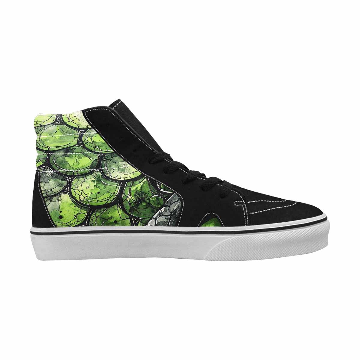 MEN'S Reptile Scale High Top Canvas Dreamlike Custom Shoes