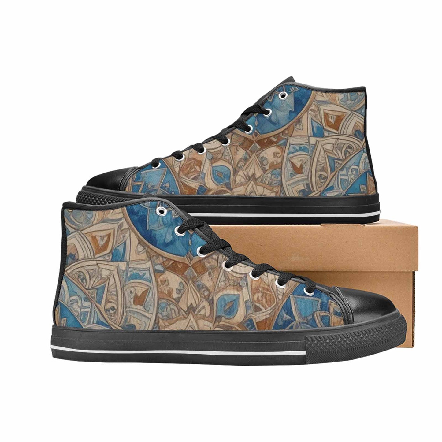 WOMEN'S Mandala High Top Canvas Y2K Shoes