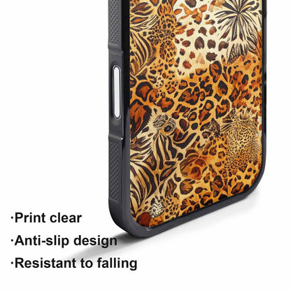 iPhone 17 Pro Max Case — Small Animal Print Pattern, Animal Print, Custom Phone Case