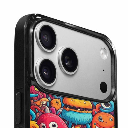 iPhone 17 Pro Case — Small Cartoon Monster Character Pattern Cartoon, Custom Art Phone Cover