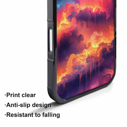iPhone 17 Pro Max Case — Seamless Tileable Pattern Of Galaxy Space, Unique Phone Case Design