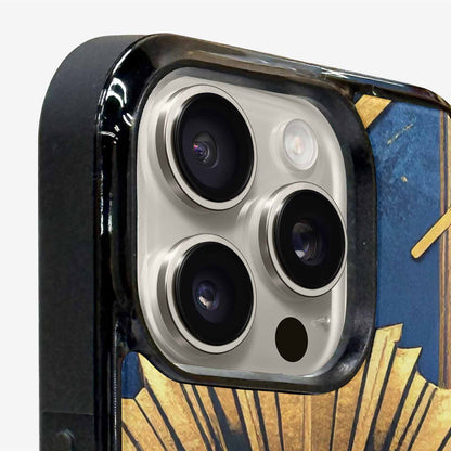 iPhone 16 Pro Case — Art Deco Illustration Pattern, Custom Art Phone Cover