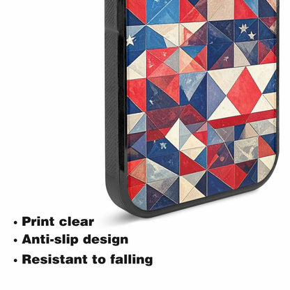 iPhone 15 Case — Small American Flag Stars And Stripes, Original Design Phone Case