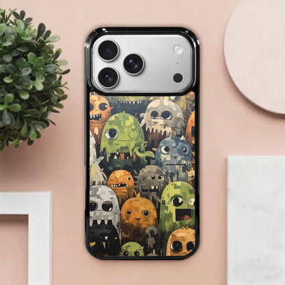 iPhone 17 Pro Max Case — Monsters Camomonsters Pattern T6v Camo, Custom Phone Case