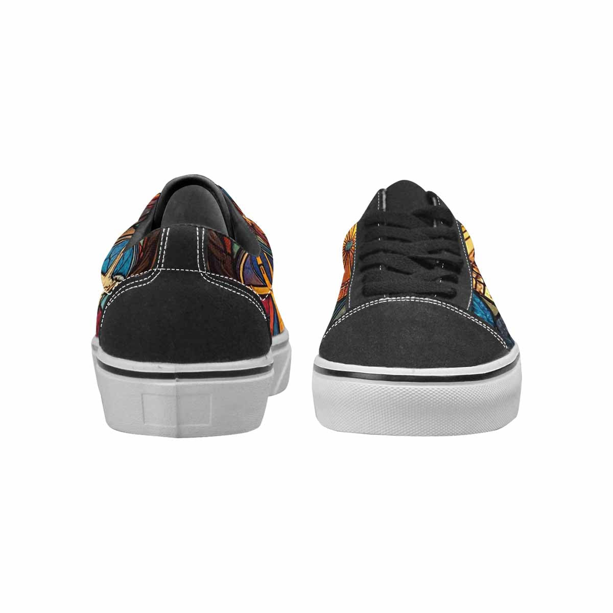 WOMEN'S Jesus Face Small Canvas Lace-Up Surreal Sneakers