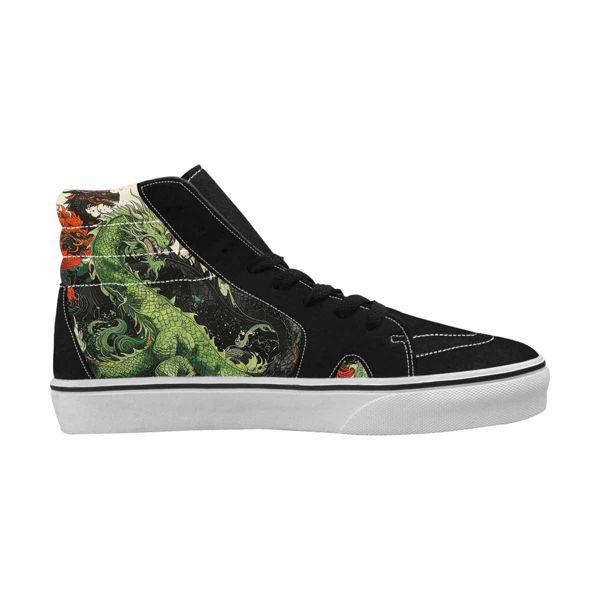 MEN'S Dragon Scale High Top Canvas Surreal Shoes