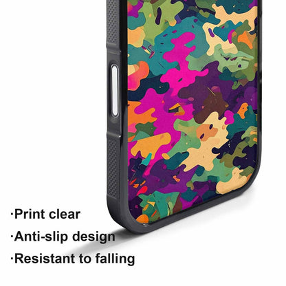 iPhone 17 Pro Max Case — Small Military Camouflage Blotch Camo, Custom Print Case Cover