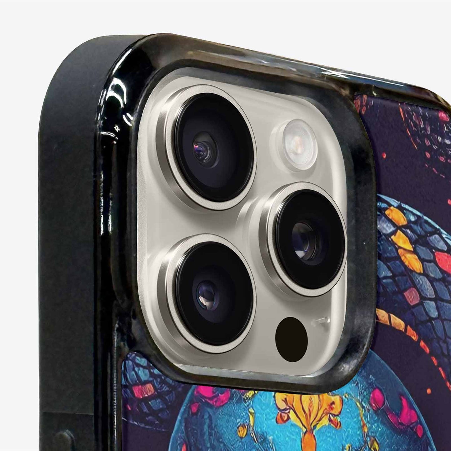 iPhone 15 Pro Max Case — Snake Skulls Print Custom, Unique Phone Case Design