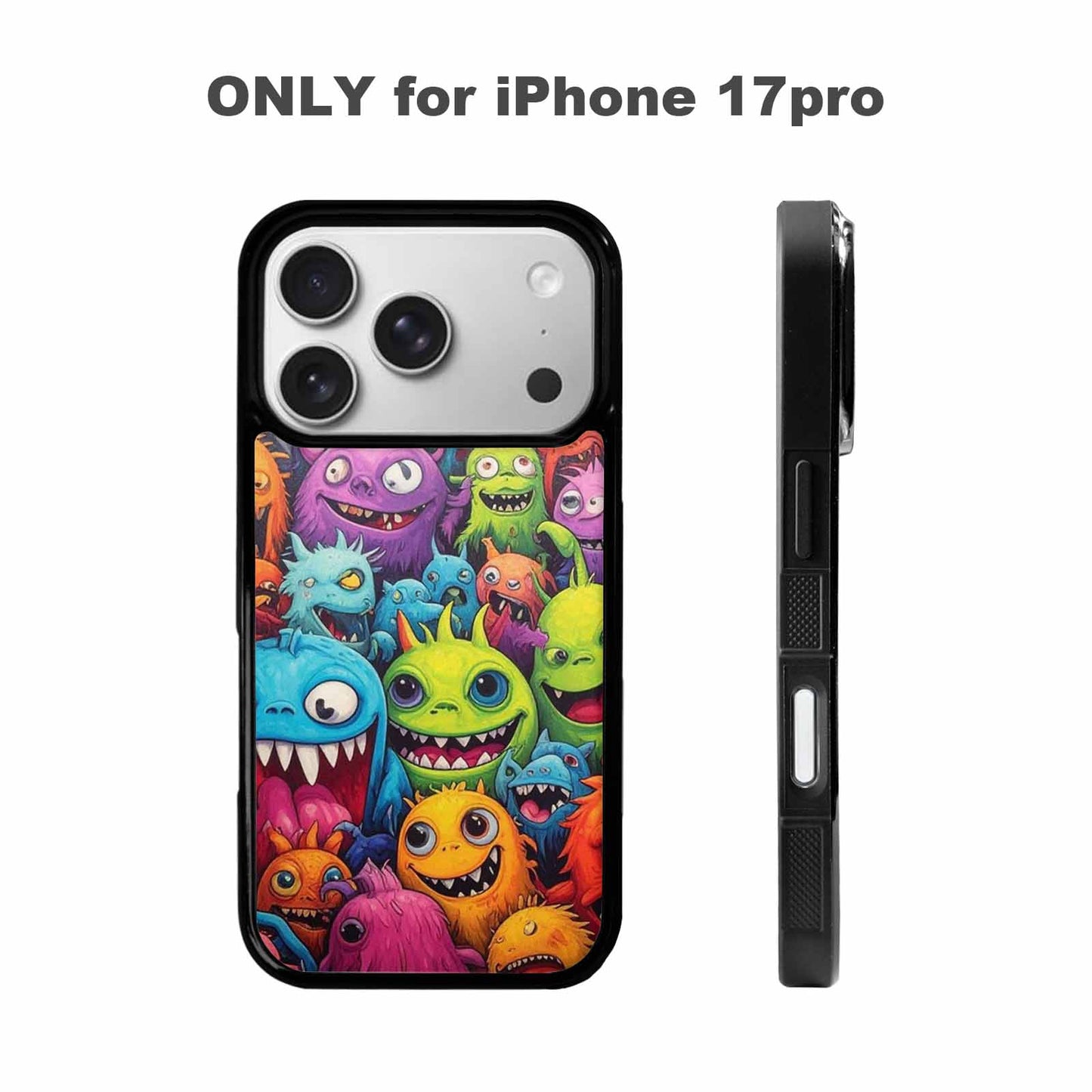 iPhone 17 Pro Case — Monsters General Cartoon Monst 0p8 Cartoon, Custom Designed Case Cover