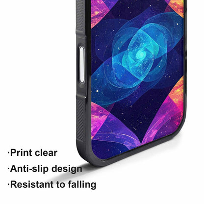 iPhone 17 Air Case — Rose Galaxy Art Seamless Pattern Galaxy, Custom Print Case Cover