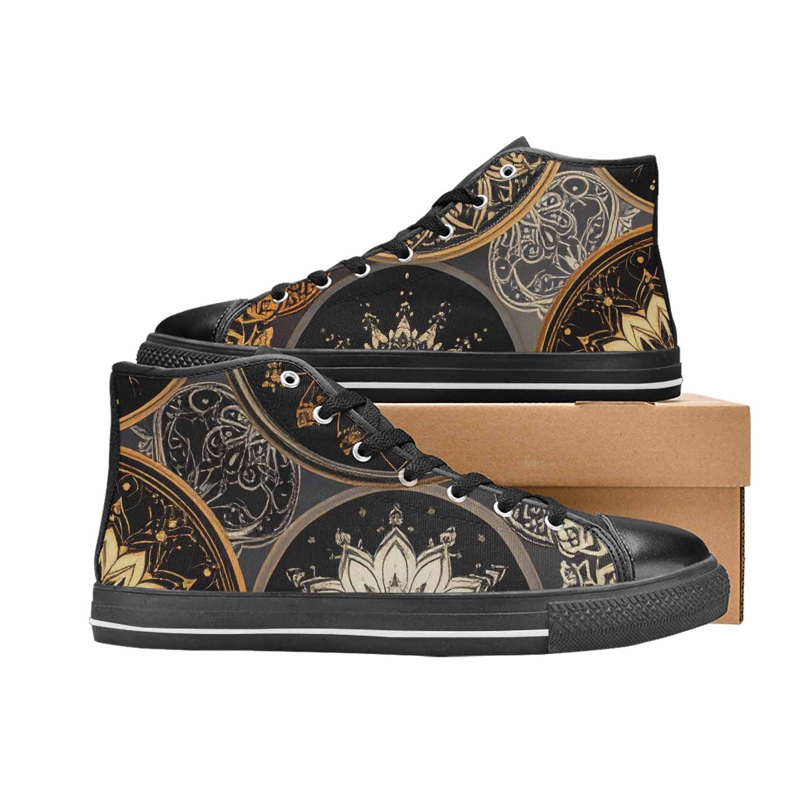 MEN'S Mandala High Top Canvas Y2K Sneakers