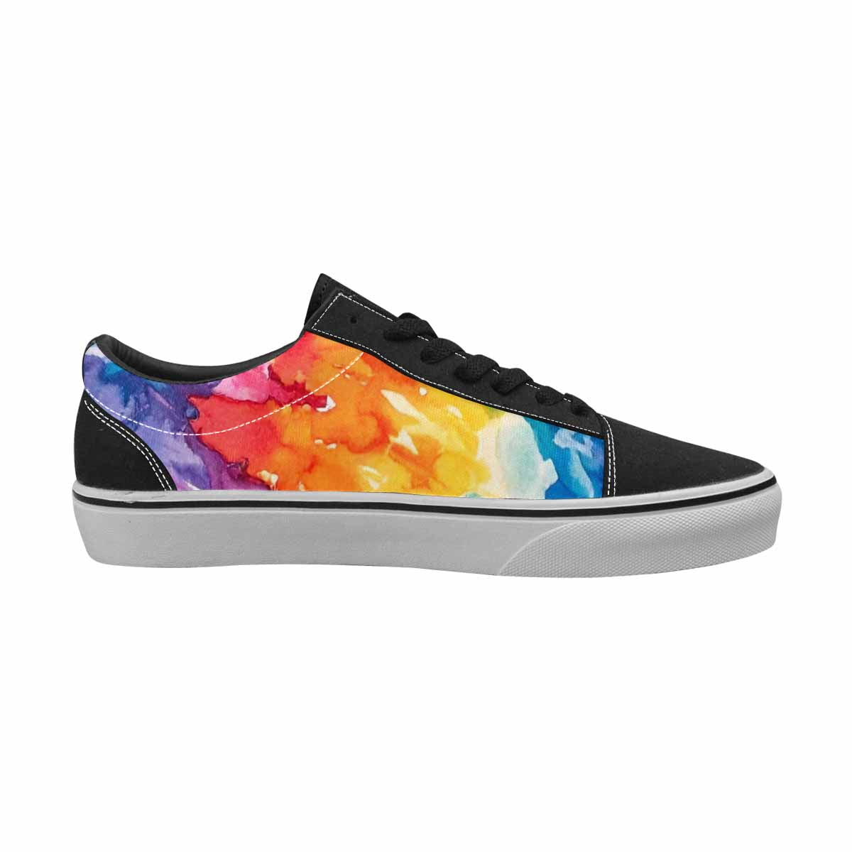 WOMEN'S Tie Lace-Up Canvas Vivid Custom Sneakers