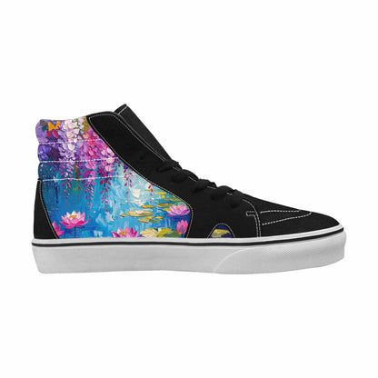 MEN'S Full Color Vibrant Monet High Top Canvas Y2K Custom Shoes