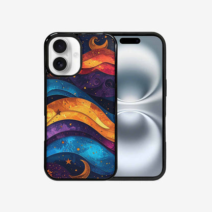 iPhone 16 Case — Steampunk Galaxy Art Seamless Pattern Vibrant, Custom Made Phone Cover