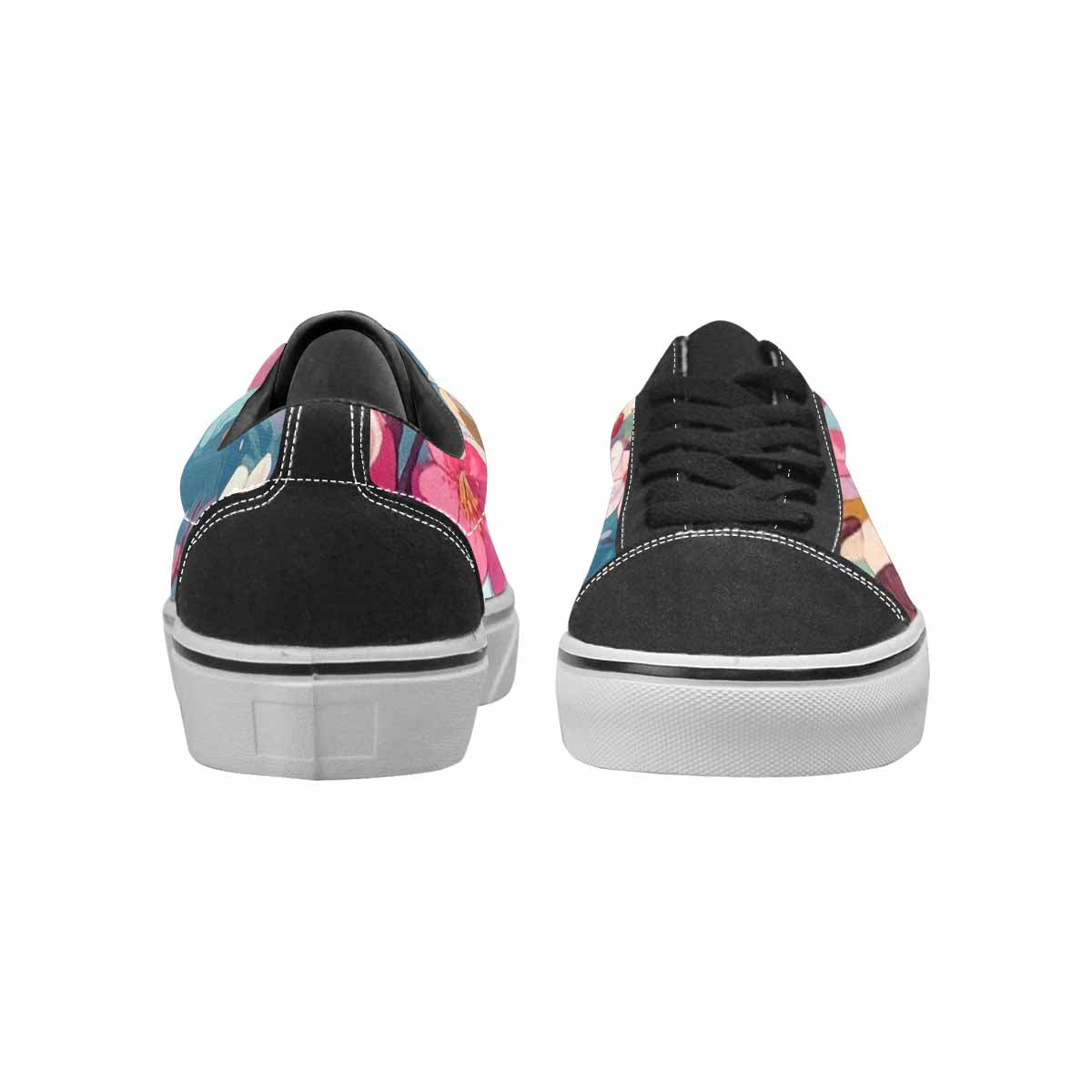 MEN'S Cherry Blossom Canvas Bold Print Wallpaper Art Customized Sneakers