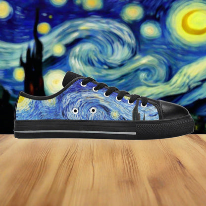 Mermaid Red Gold Custom MEN Bold Art - Freaky Shoes | Custom Art Sneakers