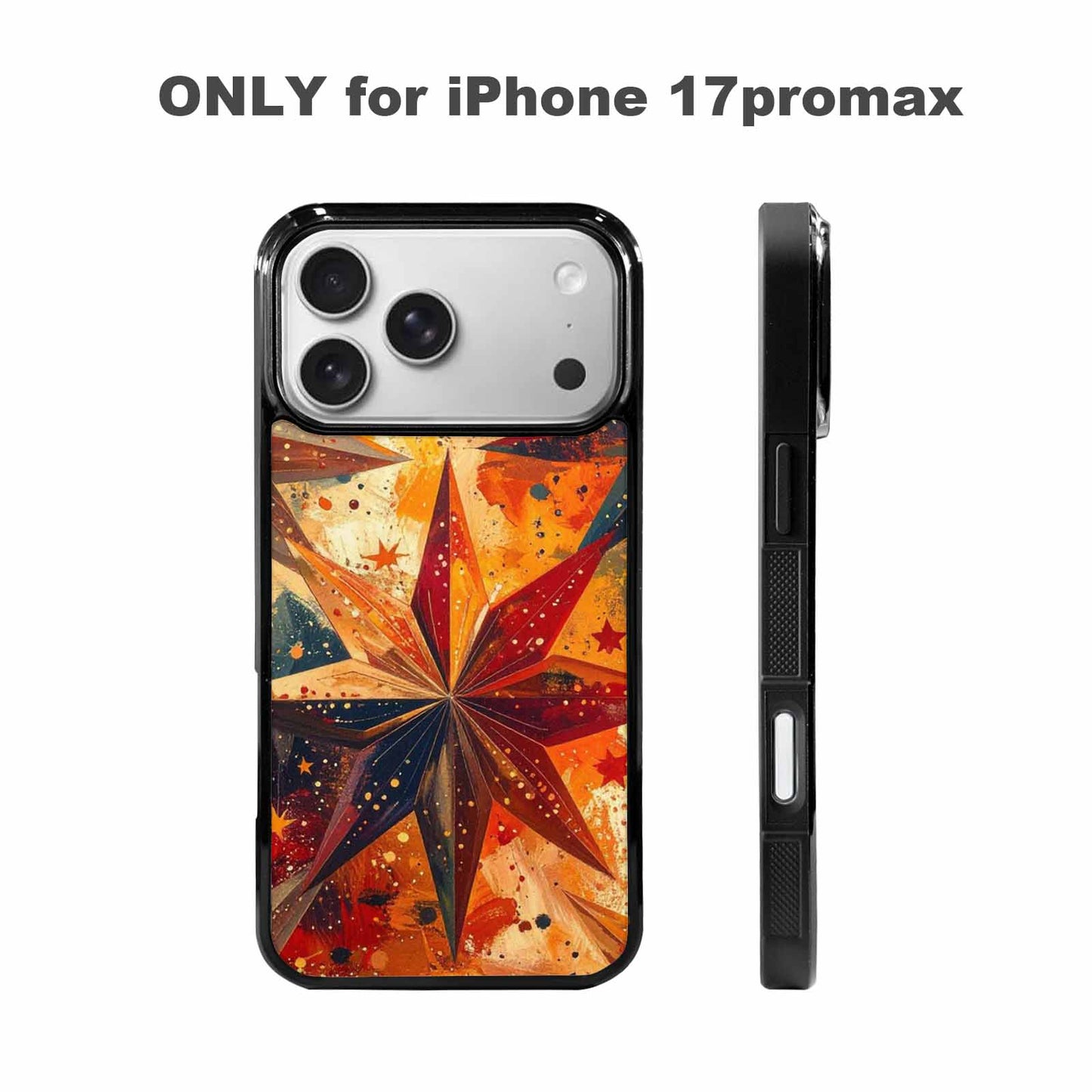 iPhone 17 Pro Max Case — Bold Thanksgiving Star Galaxy Space, Custom Made Phone Cover