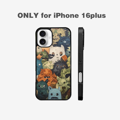 iPhone 16 Plus Case — Monsters Camomonsters Pattern Gsw, Personalized Phone Case