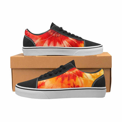 WOMEN'S Tie Dye - Canvas Lace-Up Wallpaper Art Custom Sneakers