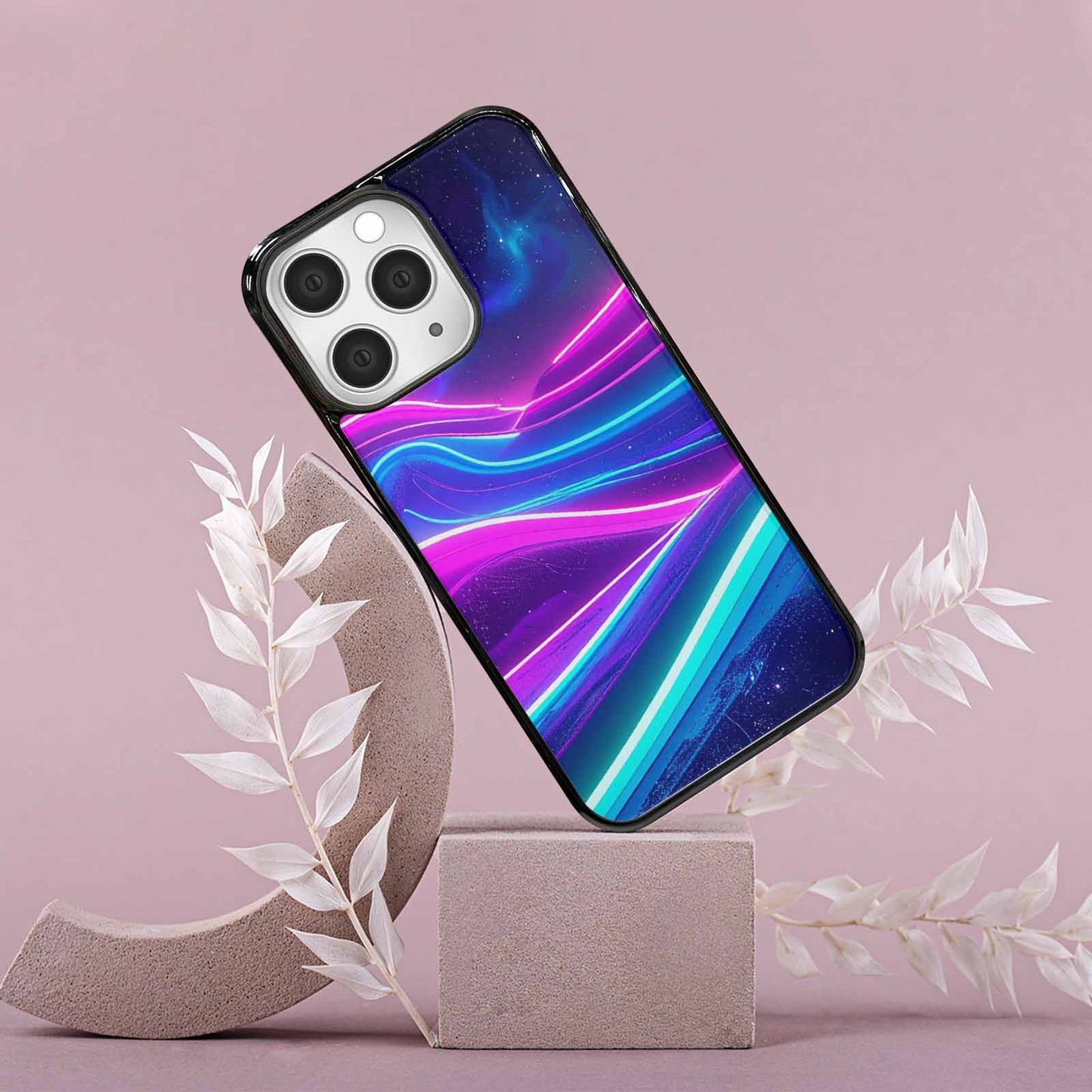 iPhone 15 Pro Max Case — 80s Neon Cartoon, Custom Print Case Cover