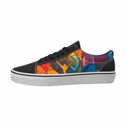 MEN'S Jesus Canvas Bold Print Surreal Sneakers