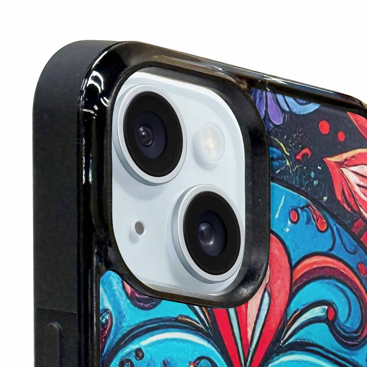 iPhone 15 Case — Graffiti Skull, Custom Print Case Cover