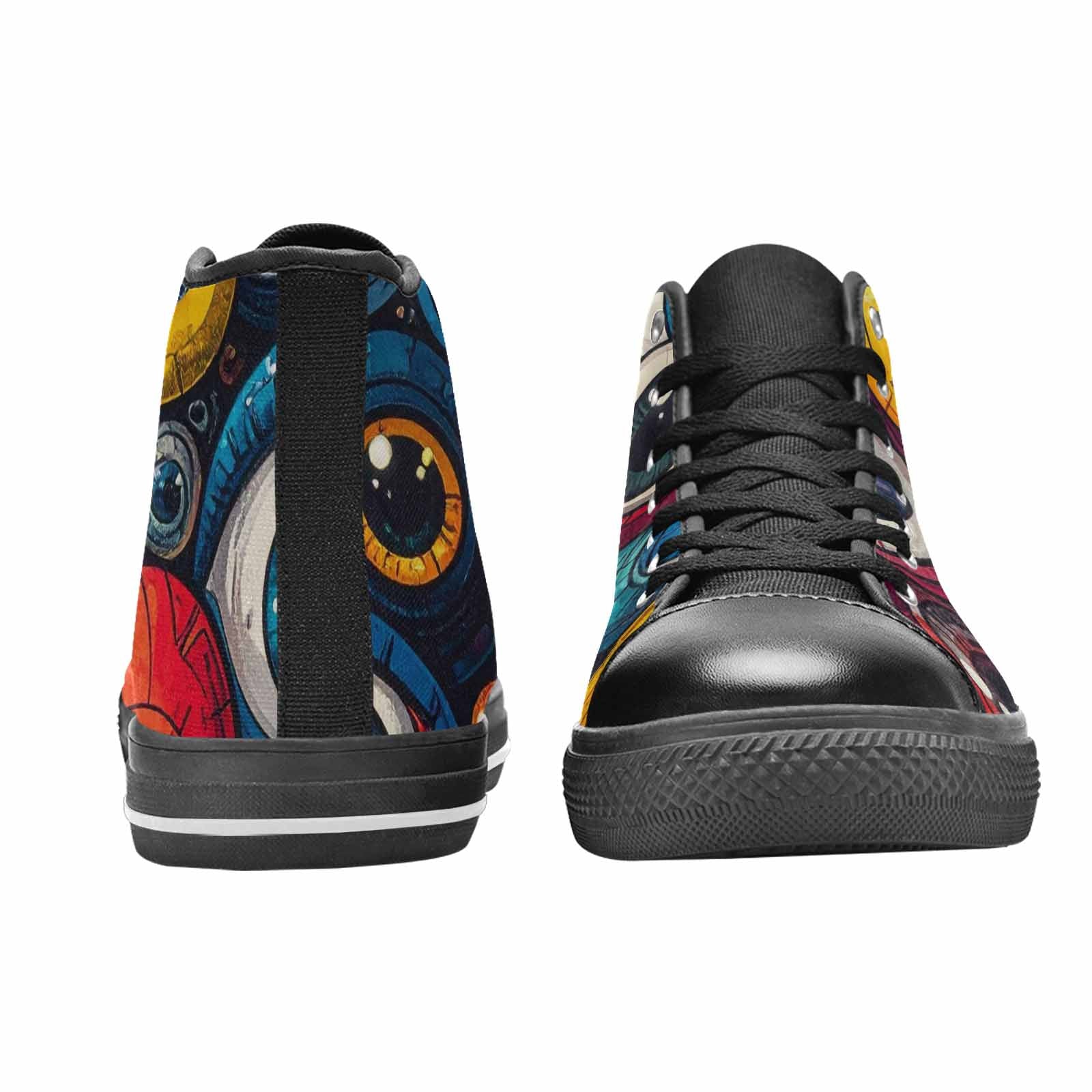 WOMEN'S Cartoon Eyeballs High Top Canvas Dreamcore Custom Shoes