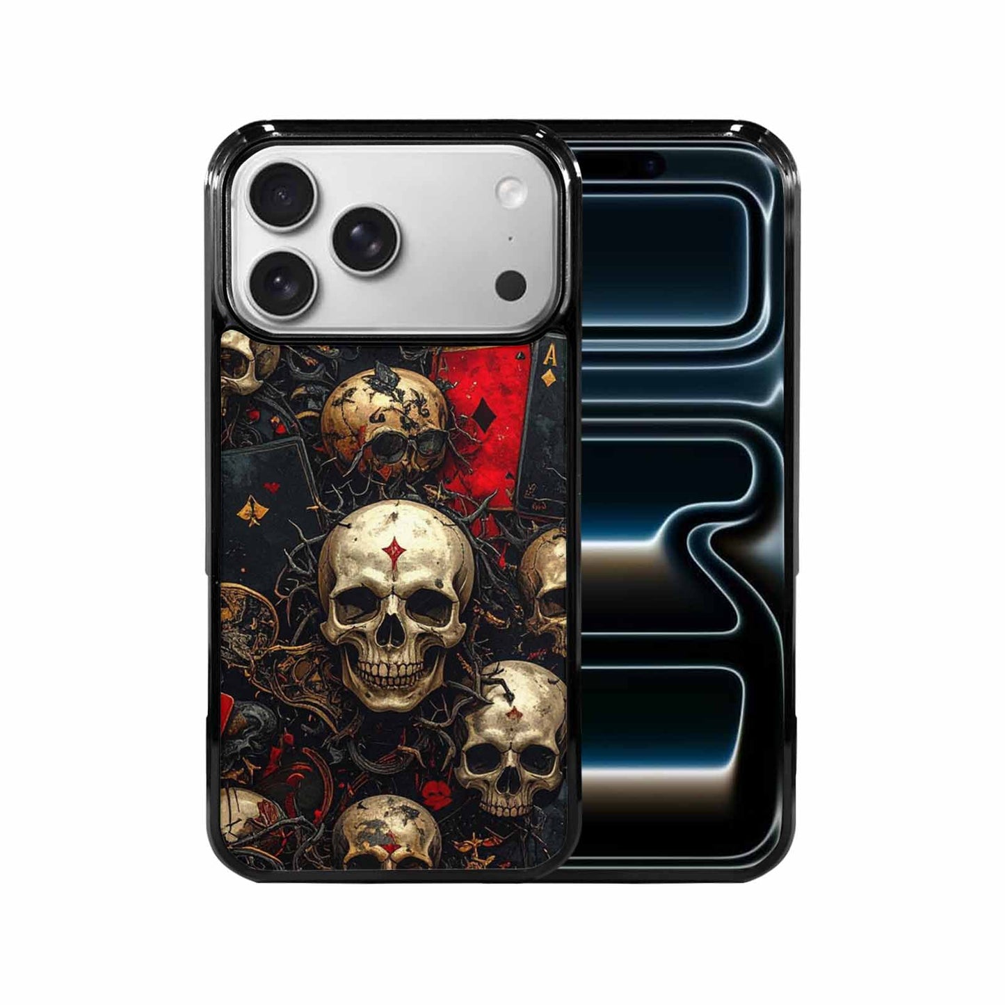 iPhone 17 Pro Max Case — Skull Dark Art Gothic Print Gothic, Custom Print Case Cover