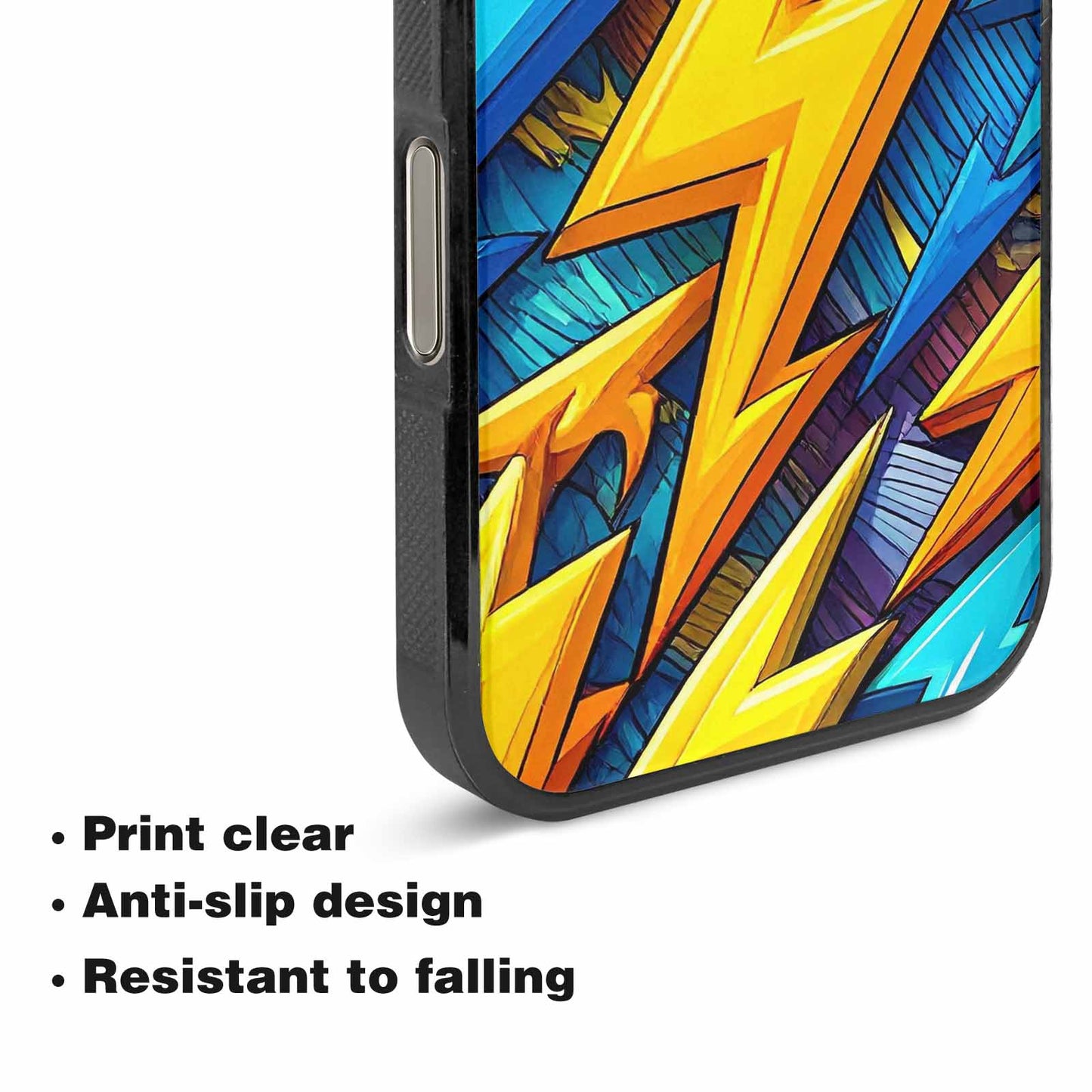 iPhone 16 Pro Case — Lightning Bolt Storm Pattern Hundreds Of, Customized Protective Case