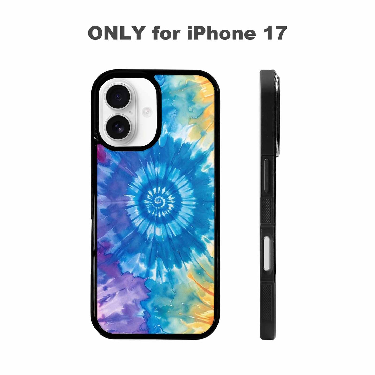 iPhone 17 Case — Seamless Tileable Pattern Of Tie Dye, Personalized Phone Case